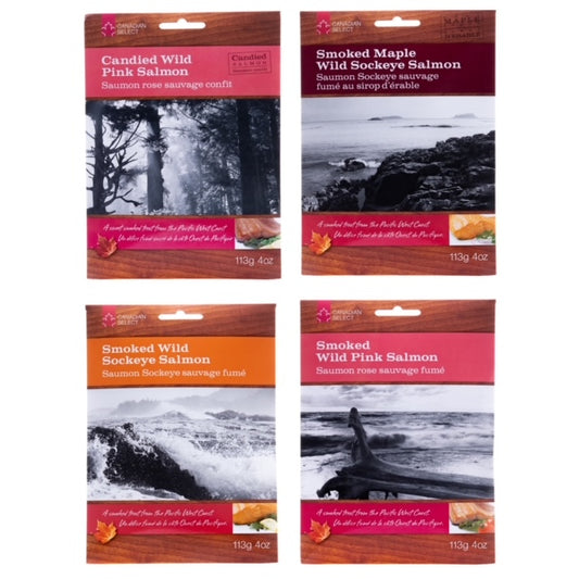 Sampler Pack - 4 x Smoked Salmon
