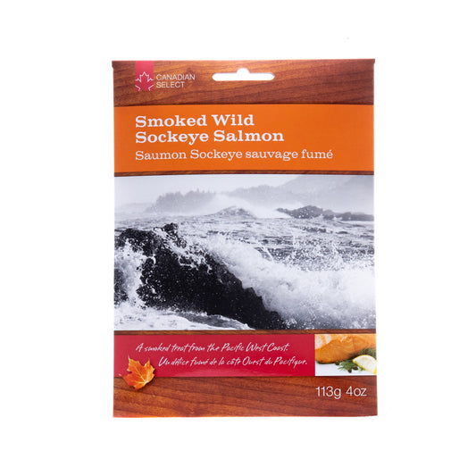 smoked wild sockeye salmon