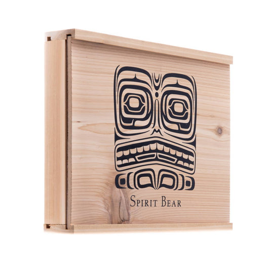 smoked wild pacific sockeye salmon in cedar gift box