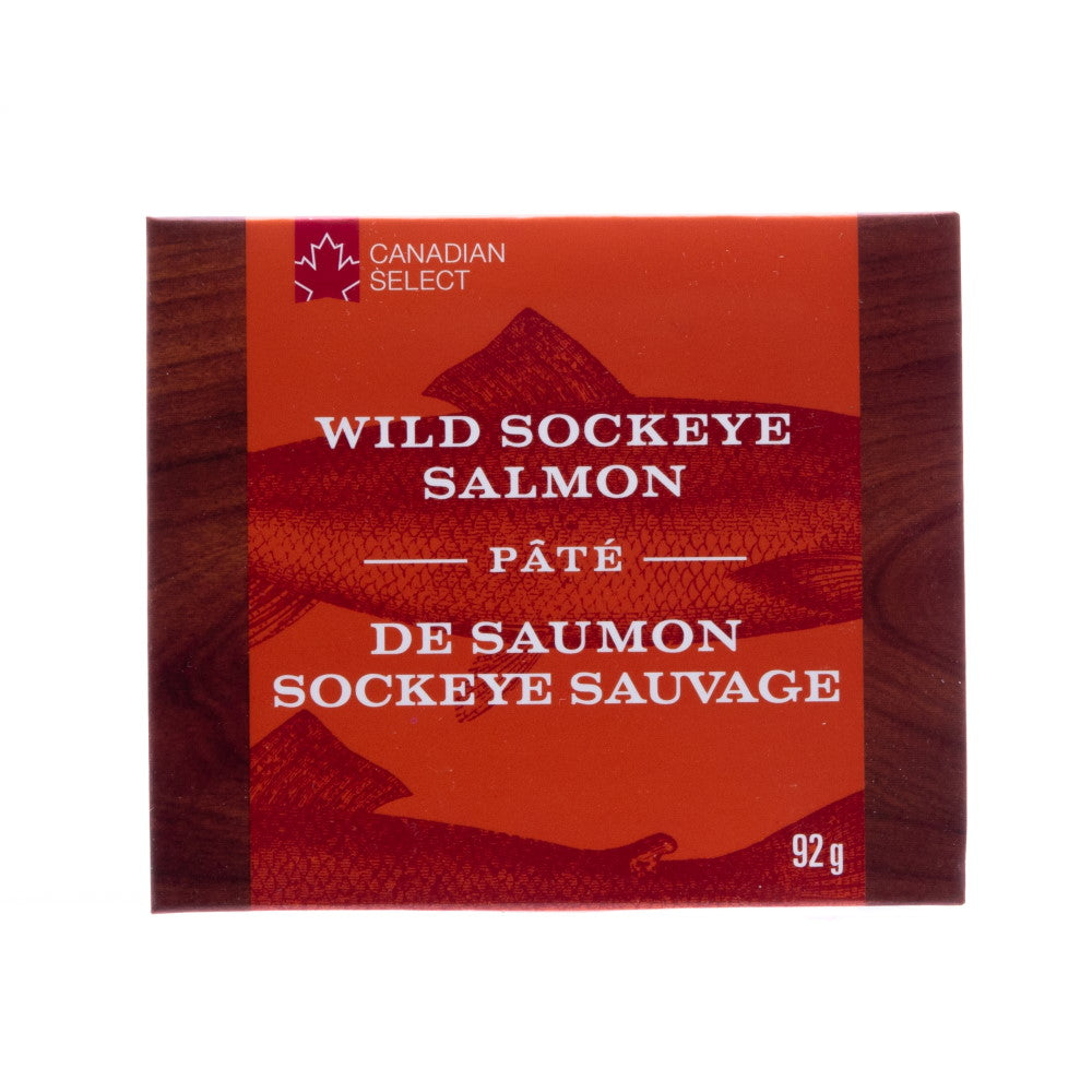 wild pacific sockeye salmon pate